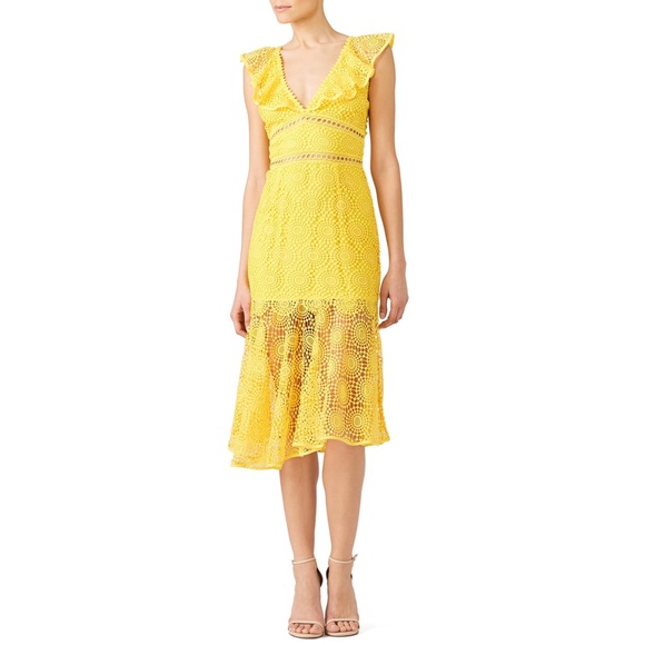 Saylor Yellow Leilani Dress - Picture 5 of 12